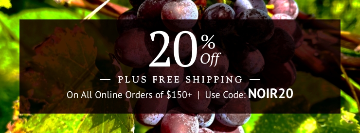 20% Off Plus Free Shipping on all online orders of $150+. Use Code NOIR20